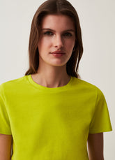 Ovs Cotton T-Shirt With Crew Neck